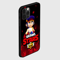 Чехол для iPhone 12 Pro ФЭНГ БРАВЛ СТАРС, FANG BRAWL STARS ОГОНЬ, цвет: 3D-черный — фото 2