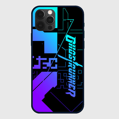 Чехол iPhone 12 Pro Ghostrunner Neon / 3D-Черный – фото 1