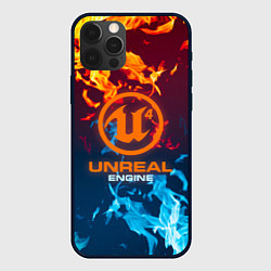 Чехол iPhone 12 Pro Unreal Огонь