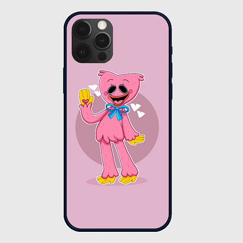 Чехол iPhone 12 Pro KISSY MISSY POPPY PLAYTIME ПОППИ ПЛЕЙТАЙМ КИССИ МИ / 3D-Черный – фото 1