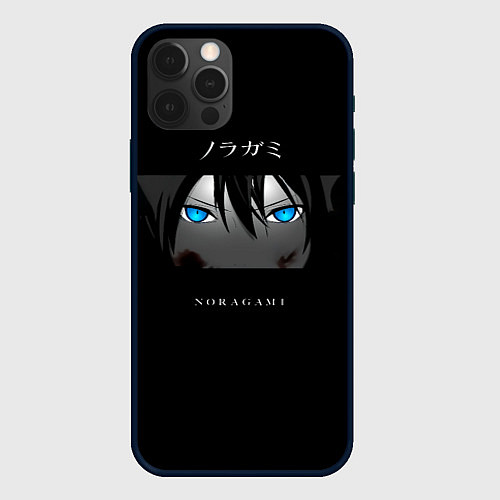 Чехол iPhone 12 Pro Взгляд Ято Noragami / 3D-Черный – фото 1