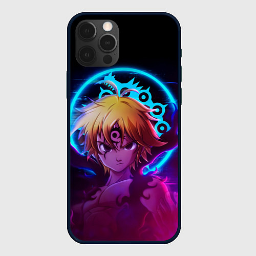 Чехол iPhone 12 Pro MELIODAS 7 DAEDLY SINS МЕЛИОДАС / 3D-Черный – фото 1