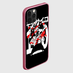 Чехол для iPhone 12 Pro Mob Psycho эмоции Шигео на 100, цвет: 3D-малиновый — фото 2