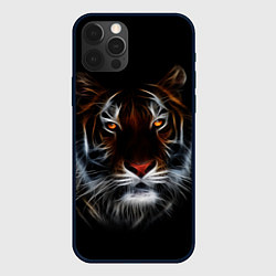 Чехол iPhone 12 Pro Тигр в Темноте Глаза Зверя