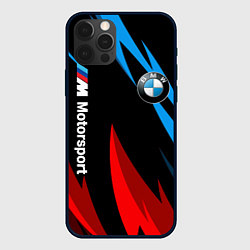 Чехол iPhone 12 Pro BMW Логотип Узор