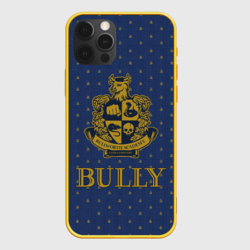 Чехол iPhone 12 Pro Bully хулиган / 3D-Желтый – фото 1