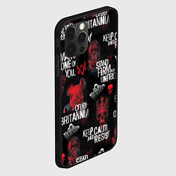 Чехол для iPhone 12 Pro WATCH DOGS LEGION REVOLUTION PATTERN, цвет: 3D-черный — фото 2