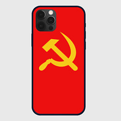 Чехол для iPhone 12 Pro Красный Советский союз, цвет: 3D-черный