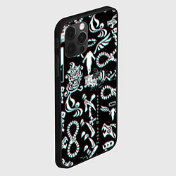 Чехол для iPhone 12 Pro ТОКИЙСКИЕ МСТИТЕЛИ ГЛИТЧ, GLITCH, цвет: 3D-черный — фото 2