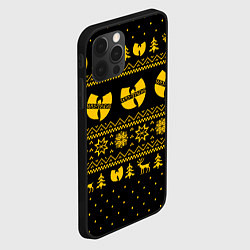 Чехол для iPhone 12 Pro НОВОГОДНИЙ СВИТЕР WU TANG CLAN, цвет: 3D-черный — фото 2