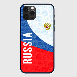 Чехол iPhone 12 Pro RUSSIA SPORT STYLE РОССИЯ СПОРТИВНЫЙ СТИЛЬ