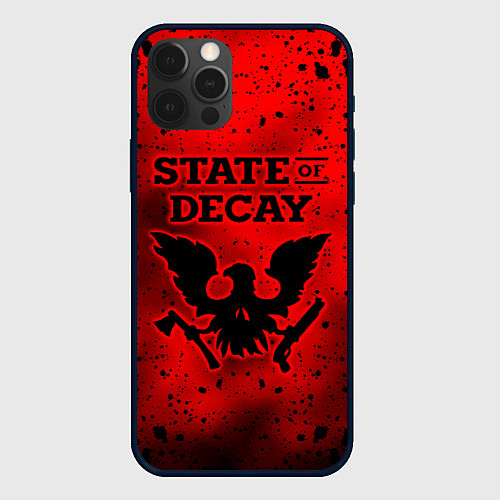 Чехол iPhone 12 Pro State of Decay Зомби Апокалипсис / 3D-Черный – фото 1