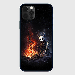 Чехол для iPhone 12 Pro HOLLOW KNIGHT У КОСТРА, цвет: 3D-черный