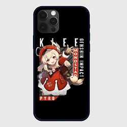 Чехол для iPhone 12 Pro GENSHIN IMPACT, KLEE POSTER, цвет: 3D-черный