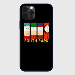 Чехол для iPhone 12 Pro South Park - Южный парк главные герои, цвет: 3D-черный