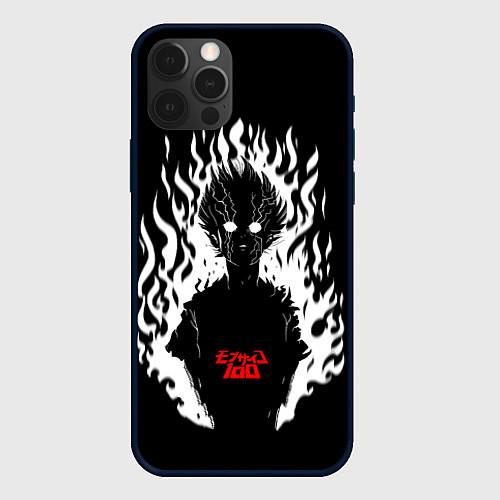 Чехол iPhone 12 Pro Демонический Кагеяма Mob Psycho 100 / 3D-Черный – фото 1