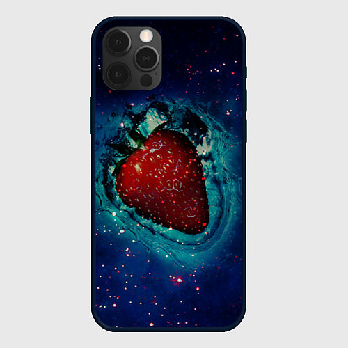 Чехол iPhone 12 Pro Сладкая Космическая Ягодка / 3D-Черный – фото 1