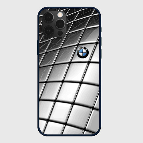 Чехол iPhone 12 Pro BMW pattern 2022 / 3D-Черный – фото 1