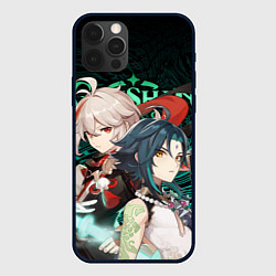 Чехол iPhone 12 Pro КАЗУХА И СЯО XIAO AND KAZUHA GENSHIN