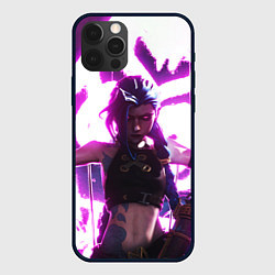 Чехол iPhone 12 Pro Arcane League Of Legends JINX NEON