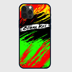 Чехол для iPhone 12 Pro Логотип Cobra Kai, цвет: 3D-черный