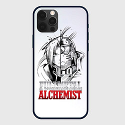 Чехол для iPhone 12 Pro Эдвард vs Альфонс - Стальной алхимик, цвет: 3D-черный