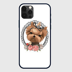 Чехол для iPhone 12 Pro Йорк в рамке, цвет: 3D-черный
