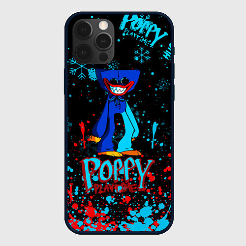 Чехол iPhone 12 Pro Poppy Playtime Плэйтайм / 3D-Черный – фото 1