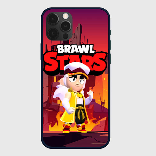 Чехол iPhone 12 Pro FANG BRAWL STARS HELL / 3D-Черный – фото 1