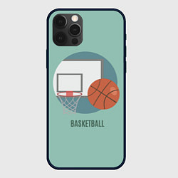Чехол для iPhone 12 Pro Basketball Спорт, цвет: 3D-черный