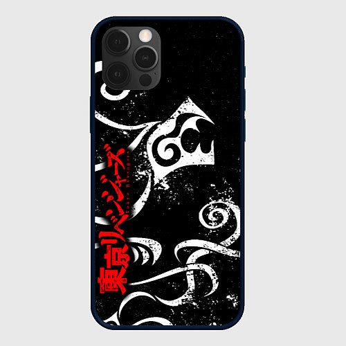 Чехол iPhone 12 Pro DRAKEN TATTOO WHITE ТОСВА / 3D-Черный – фото 1