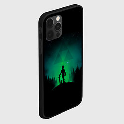 Чехол для iPhone 12 Pro Линк на холме, цвет: 3D-черный — фото 2