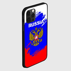 Чехол для iPhone 12 Pro Russia Геометрия, цвет: 3D-черный — фото 2