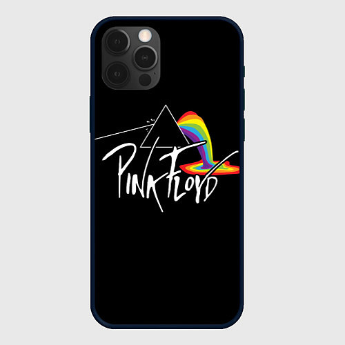 Чехол iPhone 12 Pro PINK FLOYD - ПИНК ФЛОЙД ЛУЖА / 3D-Черный – фото 1