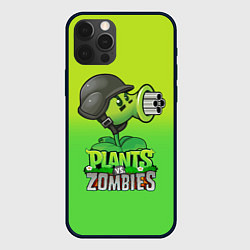 Чехол iPhone 12 Pro Plants vs Zombies - Горохомёт