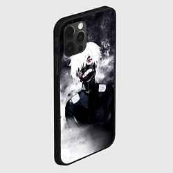 Чехол для iPhone 12 Pro Токийский Гуль в Дыму Tokyo Ghoul Smoke, цвет: 3D-черный — фото 2