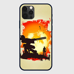 Чехол для iPhone 12 Pro Снейк и Метал Гир, цвет: 3D-черный