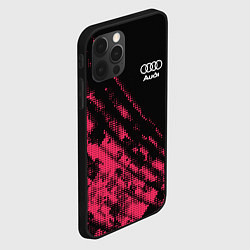 Чехол для iPhone 12 Pro Audi Текстура, цвет: 3D-черный — фото 2