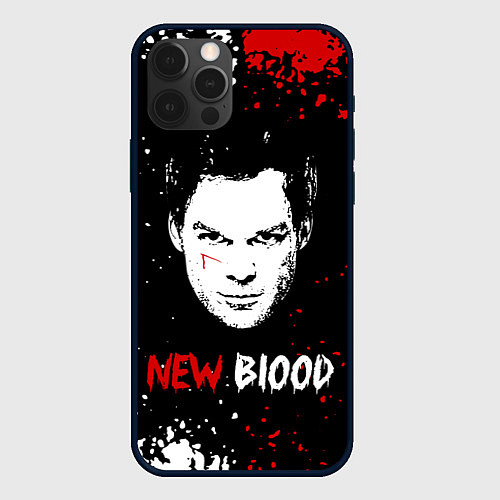 Чехол iPhone 12 Pro Декстер Новая Кровь Dexter New Blood / 3D-Черный – фото 1