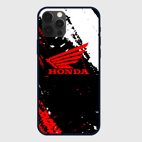 Чехол iPhone 12 Pro Honda Logo Auto / 3D-Черный – фото 1