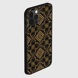 Чехол для iPhone 12 Pro Versace classic pattern, цвет: 3D-черный — фото 2