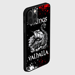 Чехол для iPhone 12 Pro Викинги: Вальхалла Vikings: Valhalla, цвет: 3D-черный — фото 2