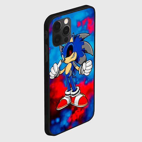 Чехол iPhone 12 Pro СОНИК EXE SONIC / 3D-Черный – фото 2