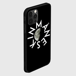 Чехол для iPhone 12 Pro Манескин и луна, цвет: 3D-черный — фото 2
