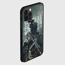 Чехол для iPhone 12 Pro Special forces military, цвет: 3D-черный — фото 2