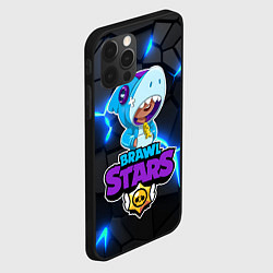 Чехол для iPhone 12 Pro ЛЕОН из БРАВО СТАРС Brawl Stars, цвет: 3D-черный — фото 2