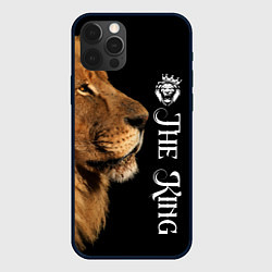 Чехол для iPhone 12 Pro ЛЕВ КОРОЛЬ LION KING, цвет: 3D-черный