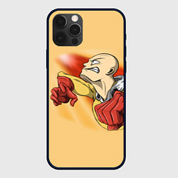 Чехол для iPhone 12 Pro Сайтама - One Punch Man, цвет: 3D-черный