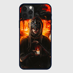 Чехол iPhone 12 Pro FIRE KEEPER Dark SOULS III Дарк соулс