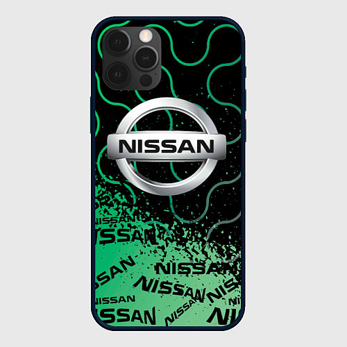 Чехол iPhone 12 Pro NISSAN Супер класса / 3D-Черный – фото 1